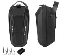 Scooter Handlebar Bag, Hard Shell Front Storage, Foldable Bicycle Pannier, Waterproof Organiser for Electric Bike Cycling Commuting(2 Liters)