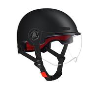 Scooter HelmetAdults With Visor Bikes Cycling Half Commuting Road Biking Skating Color: Apricot, Black, Gray, Pink, Beige Scope Of Application: Electric Vehicles/motorcycles
