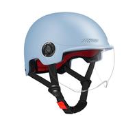 Scooter HelmetAdults With Visor Bikes Cycling Half Commuting Road Biking Skating Color: Apricot, Black, Gray, Pink, Beige Scope Of Application: Electric Vehicles/motorcycles