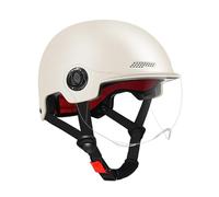 Scooter HelmetAdults With Visor Bikes Cycling Half Commuting Road Biking Skating Color: Apricot, Black, Gray, Pink, Beige Scope Of Application: Electric Vehicles/motorcycles