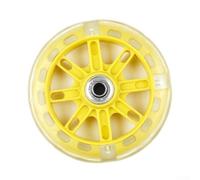 Scooter Led Kids Wheels 110mm Lights Abec Stunt Flash Push Bearings (Yellow)