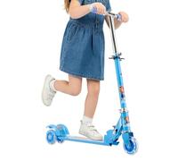 Scooter, LED Light Up Wheels Foldable - Folding Scooter 2 Wheels, for Boys Girls Teens 3 to 10 Years Outdoor Sports Outdoor Garden Travel Camping Park Birthday