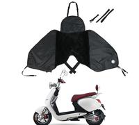 Scooter Leg Apron - Bike Lap Cover, Windproof Protection | PU Thickened Warm Shield, Electric Car Leg Cover, Black Scooter Winter Guard for Outdoor Riding Black Outdoor for Cold Weather