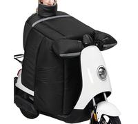 Scooter Leg Apron Cover | Waterproof Thick Blanket,Plush Lining Motorcycle Warm Windproof Leg Cover with Gloves | for Knee Chest Neck Protection Winter