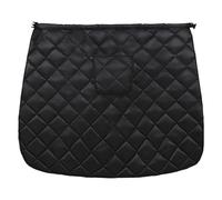 Scooter Leg Cover - Windproof Waterproof Apron for Winter Riding | Thick Fleece-Lined Lap Warmer with Adjustable Straps, Cold Weather Protection for Men Women Riders Commuting Touring, 75x130cm Black