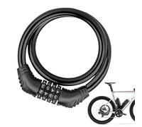 Scooter Lock, Bike Lock Combination, Heavy-Duty Anti-Theft Design with Weather-Resistant Security Cable, Motorcycle Accessories for Mountain, Road, Outdoor, Travel, Black Blue and Pink