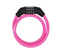 Scooter Lock, Bike Lock Combination, Heavy-Duty Anti-Theft Design with Weather-Resistant Security Cable, Motorcycle Accessories for Mountain, Road, Outdoor, Travel, Black Blue and Pink