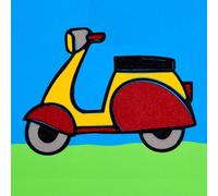 Scooter Metal Cutting Die - Retro Moped Motorbike Cutting Die for Card Making, Scrapbooking & Papercrafts F9
