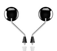 Scooter Mirror Convex M8 Universal Motorcycle Accessories Motor Moped ATV Rear View Side Rearview Motorcycle Rearview Mirror(Black)