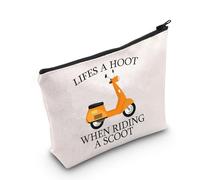 Scooter Motor Makeup Bag Scooter Driver Gift Lifes A Hoot When Riding A Scoot Italian Scooter Mama Gifts (A Hoot UK)