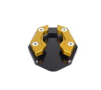 Scooter Motorcycle Bike Kickstand Extender Foot Side Stand Extension Pad Support Plate Anti-skid Enlarged Base(Ivory)