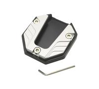 Scooter Motorcycle Kickstand Extender Foot Side Stand Extension Compatible With Tracer 9 Z900 701 Cb500f(Silver)