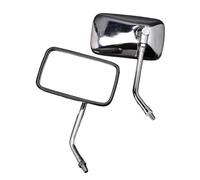 Scooter Motorcycle Modified Square Rearview Turn Handlebar Mirrors,Compatible For Honda， Shadow VT VT1100 VT750 VT600 VF750 Magna 750 ATV(L)