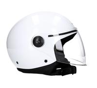 Scooter Motorcycle Open Face Helmet MT STREET Pearl White Size XL / Extra Large