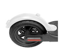 Scooter Mud Guards Set Premium ABS PC Durable Front Rear Fenders Splash Proof Replacement for Electric Scooter Parts Accessories Red Black White (White)