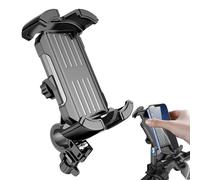 Scooter Phone Holder,Bicycle Handlebar Support Clamp,Motorcycle Mobile Phone Mount - for Men Women Cyclists Youth Enthusiasts Cycling Biking Riding Daily Commute