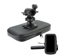 Scooter Phone Holder, Mobile Phone Holder for Bikes - Handlebar Mounted Mobile Phone Holder | Motorcycle Phone Holder, Rotating Phone Holder with Waterproof Bag for Bicycles