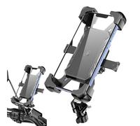 Scooter Phone Holder Mount - Bicycle Handlebar Support Clamp | Motorcycle Cell Phone Bracket | for Men Women Cyclists Youth Enthusiasts Cycling Biking Riding Daily Commute