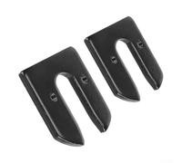 Scooter Rear Wheel Fixing Plate for Xiaomi For M365 PRO 1S Pro2| Metal Replacement Part for Enhanced Stability| For Easy Installation| Black| 2 Pieces