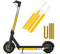 Scooter Reflective Sticker Waterproof Reflective Decals Decorative for Xiaomi Mijia M365 E-Scooter and Ninebot Es1 / Es2 / Es4 Electric Scooter Accessories (Yellow Yellow White)