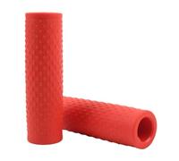 Scooter Rubber Handlebar Grip 1 Pair Non Slip Handle Grips For M365 Pro 1s Pro2 Skateboard(Red)