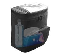 Scooter Storage Bag, Oxford Cloth Front Handlebar Pouch, Waterproof Motorcycle Cycling Organizer, Multifunctional Riding Storage Case, Front Mounted Scooter Accessory Bag 11.81x7.87x11.02 inches