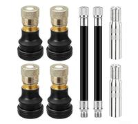 Scooter Tire Valve Extender Set for Xiaomi for ninebot Scooter | Fits for xiaomi for ninebot for segway, tubeless tire models, recessed hub for access, easy pressure check