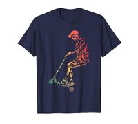 Scooter Tricks Scooter T-Shirt, Men, Navy Blue, XX-Large