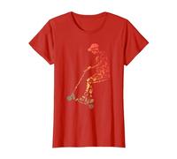 Scooter Tricks Scooter T-Shirt, Women, Red, 3X-Large