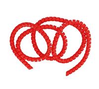 Scooter Universal Spiral Cable Wire Wrap Plastic Spiral Brake Line Wrap for M365 Pro Electric Scooter Durable Eco Friendly 110cm Length 8mm Thickness (Red)