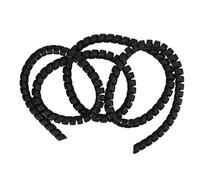 Scooter Universal Spiral Cable Wire Wrap Plastic Spiral Brake Line Wrap for M365 Pro Electric Scooter Durable Eco Friendly 110cm Length 8mm Thickness (Black)
