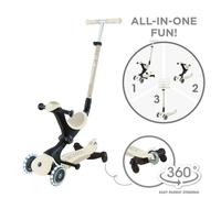 Scooter with ride-on seat GO•UP DELUXE LIGHTS ECOLOGIC 360 (697-566)