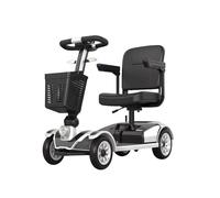 Scooters for Senior Citizens,Scooter Lightweight, Travel Scooter,With Charger and Basket,Comfortable Seat, Upgraded Battery Range, for the Elderly, Disabled White,20A