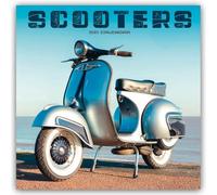Scooters - Motorroller 2025 - Wand-Kalender: Original Carousel-Kalender [Mehrsprachig] [Kalender]