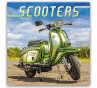 Scooters Square Wall Calendar 2026 by Unknown Author | 2025