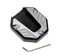 Scootor Motorcycle Bicycle Aluminium Alloy Parking Kickstand Pad Plate Base Bike Side Stand Grip Support Foot Pad Base Foot Pad Pain for Men Clean Body Non Slip