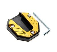 Scootor Motorcycle Bicycle Aluminium Alloy Parking Kickstand Pad Plate Base Bike Side Stand Grip Support Foot Pad Base Foot Pad Pain for Men Clean Body Non Slip