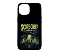 Scope Creep Programming UFO Sci-Fi Horror Old Movie Poster Case for iPhone 15