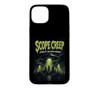 Scope Creep Programming UFO Sci-Fi Horror Old Movie Poster Case for iPhone 15 Plus