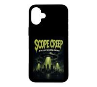 Scope Creep Programming UFO Sci-Fi Horror Old Movie Poster Case for iPhone 16 Plus