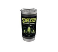 Scope Creep Programming UFO Sci-Fi Horror Old Movie Poster Stainless Steel Insulated Tumbler