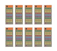 Scope Dome Stickers - 12.7cm Weatherproof Label Set, Durable Turret Tags for Scope Caps, Precision Marking Stickers for Shooters | Long Distance Skill Outdoor Sports On The Yard