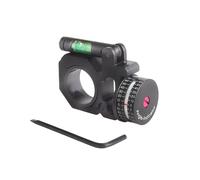 Scope Sight Rail Bubble Level, Precision Angle Degree, 25.4/30mm Scope Ring Cosine Indicator(Left)