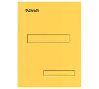 Scor Esselte Pack of 100 Suspension Files for Filing Cabinets 160g with 2 Flaps Yellow