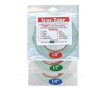 Scor-Tape Bundle 1 Each of 1/8' 1/4' 1/2' by 27 Yards (201 202 203) Double Sided Adhesive