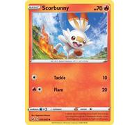 Scorbunny 031/202 Holo Alt Art Pokemon Card (Sword & Shield) + 1x TitanCards® Toploader