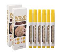 Scorch Pen Marker Wood Burning Marker Pen Art Wood Burn Paste Marker for Handcraft Woodworking Projects 6PCS Organic Substance
