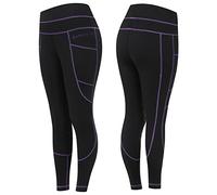 Scorching North SUPERHACKER All Season Riding Tights (Black/Purple S UK10)