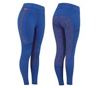 Scorching North Thermo Riding Tights Royal Blue/Orange M