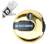 Score Counter Golf | Reset Scorer Clip for Gloves - Portable Golf Gloves Accessories Counter up to 12 Shots for Indoor Outdoor Course Backyard Practice Putting Green